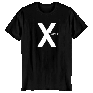T-Shirt Apex: Black X